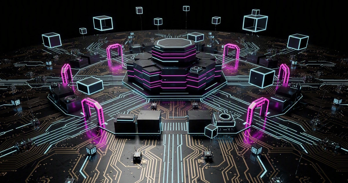 Agentes de inteligencia artificial atravesando un entorno de evaluación aislado hacia una infraestructura de modelos